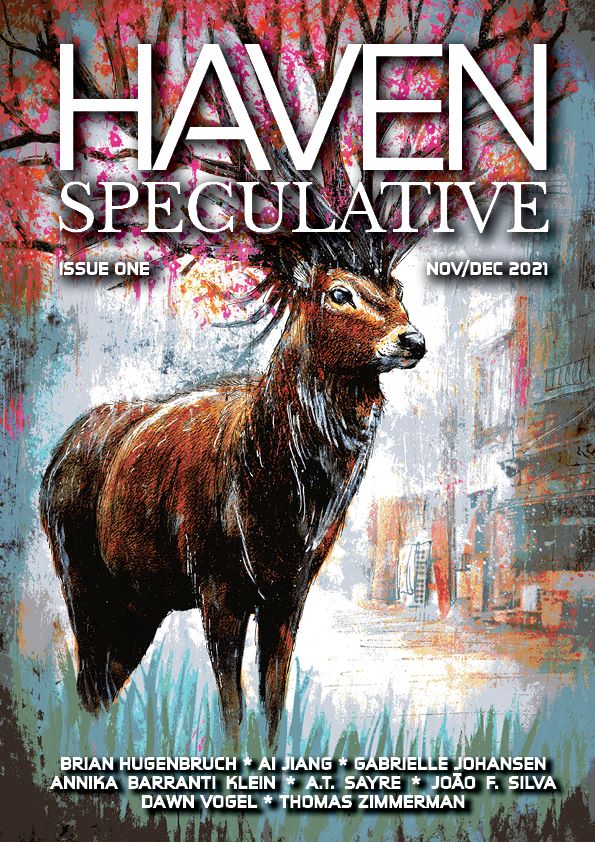 Cover of Issue One, November 2021, Haven Spec Magazine