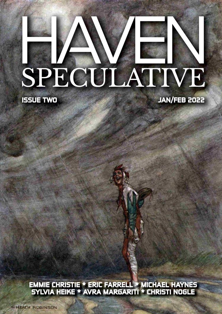 Cover of Issue Two, January 2022, Haven Spec Magazine