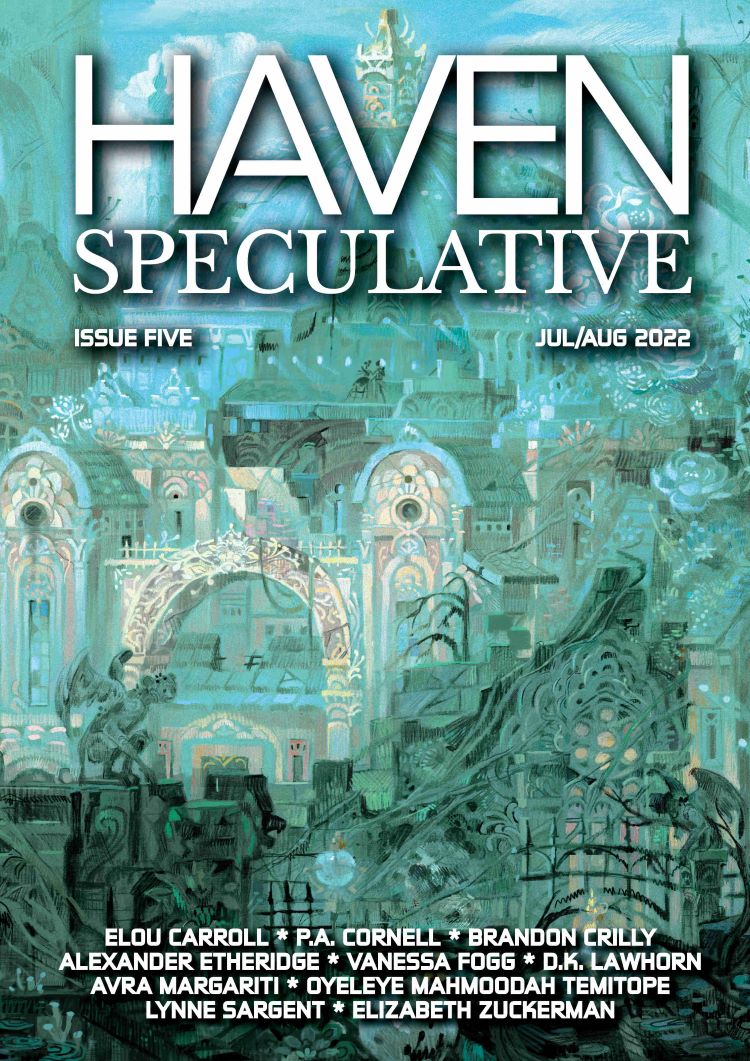 Cover of Issue Five, July 2022, Haven Spec Magazine