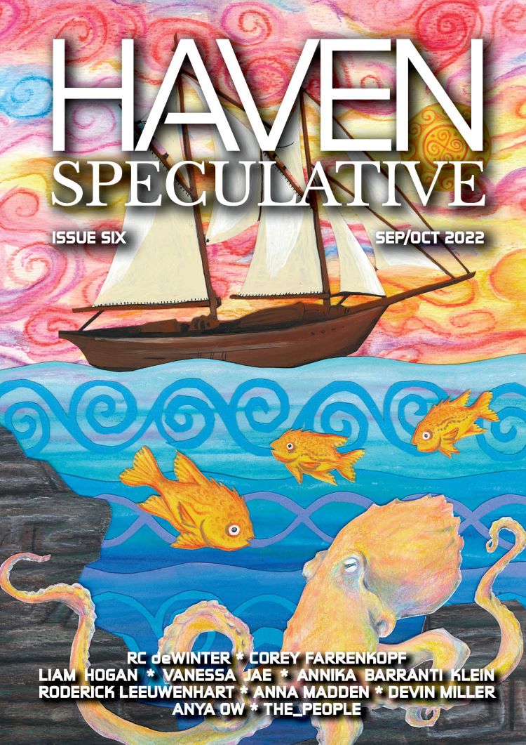 Cover of Issue Six, September 2022, Haven Spec Magazine