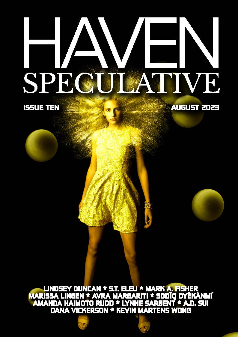 Cover of Issue Ten, August 2023, Haven Spec Magazine