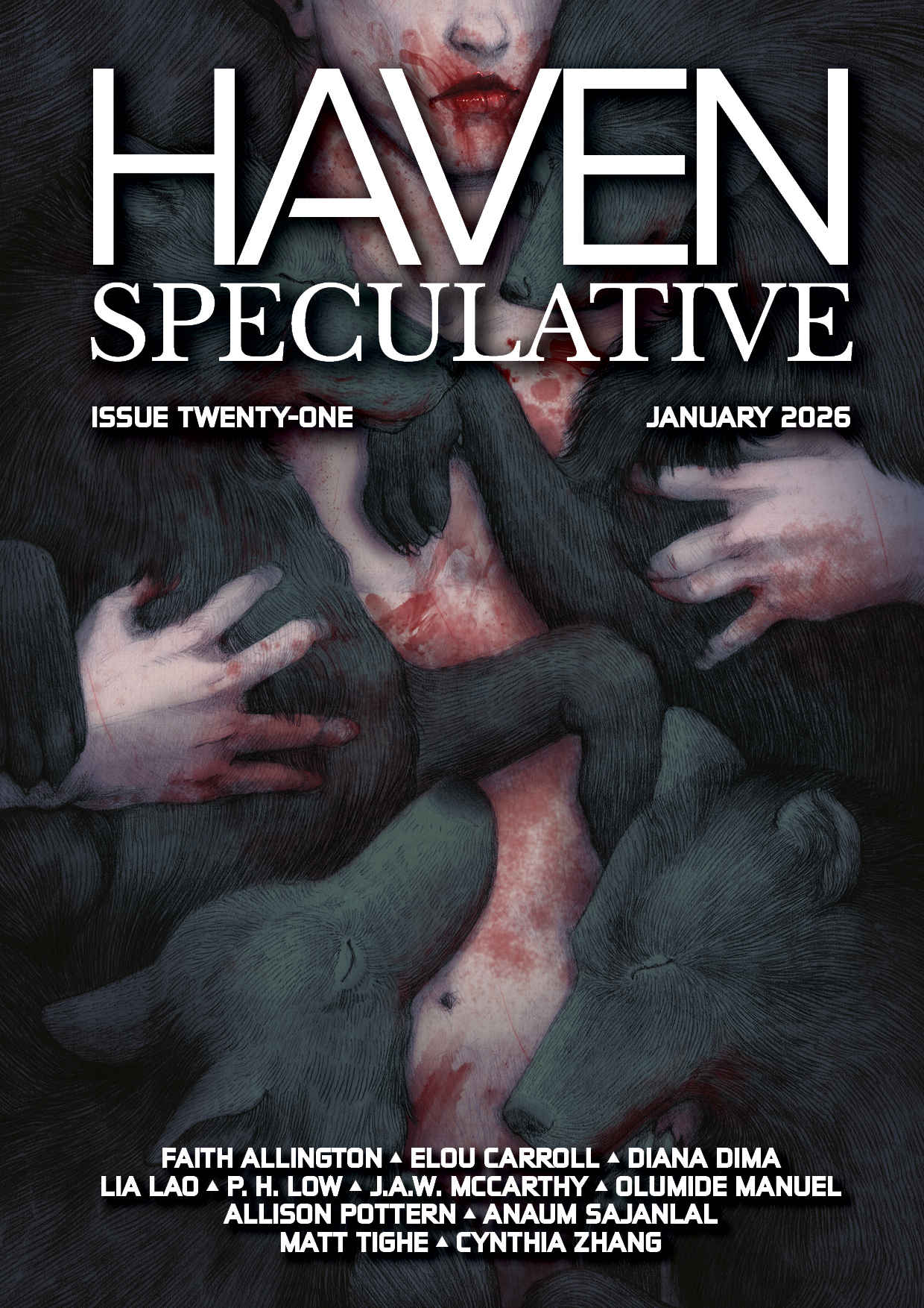 Cover of Issue Twenty-One, January 2026, Haven Spec Magazine